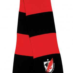 Supporters Scarf, black and red